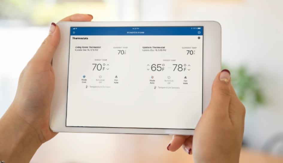 Thermostat control in Minneapolis